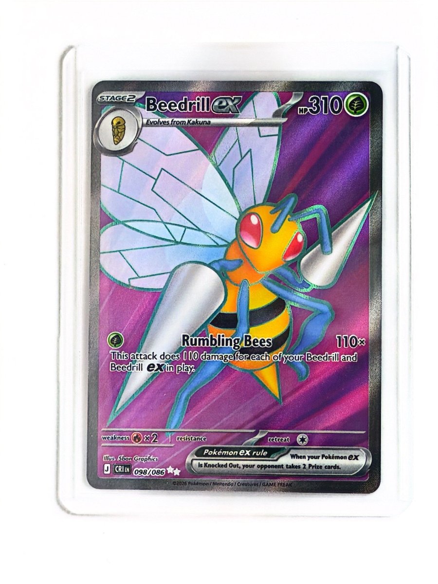 Pokemon - Beedrill ex - 098/086 - ME04: Chaos Rising (CRI) by TCGDON on MYNTED
