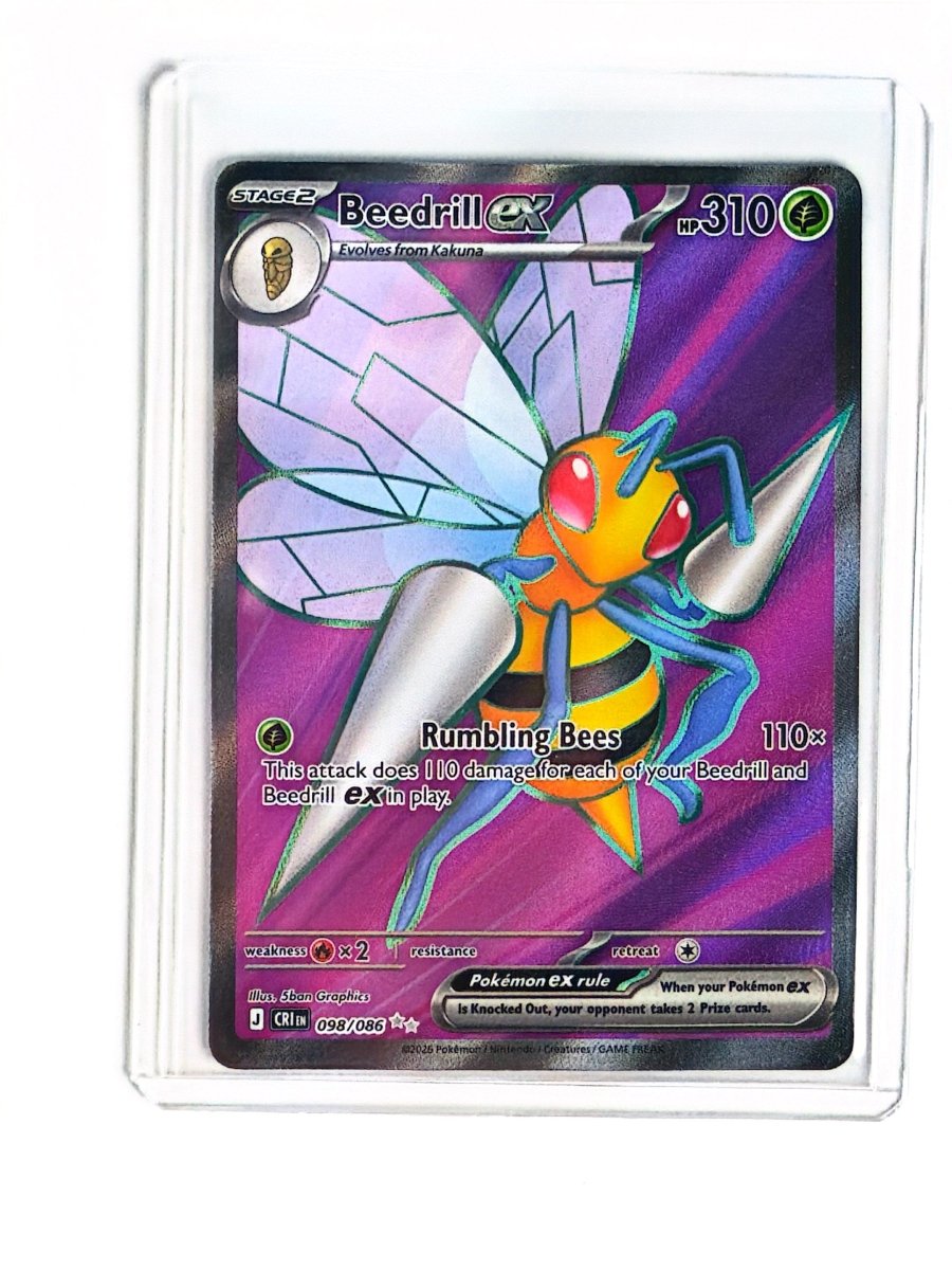 Pokemon - Beedrill ex - 098/086 - ME04: Chaos Rising (CRI) by TCGDON on MYNTED
