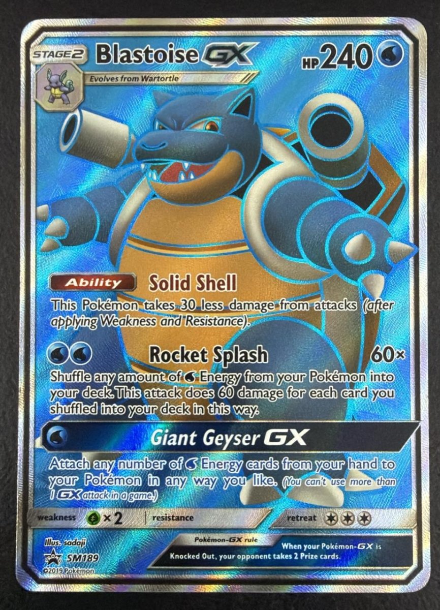 Pokemon Blastoise GX Promo SM189 by Trucial Coast Games on MYNTED