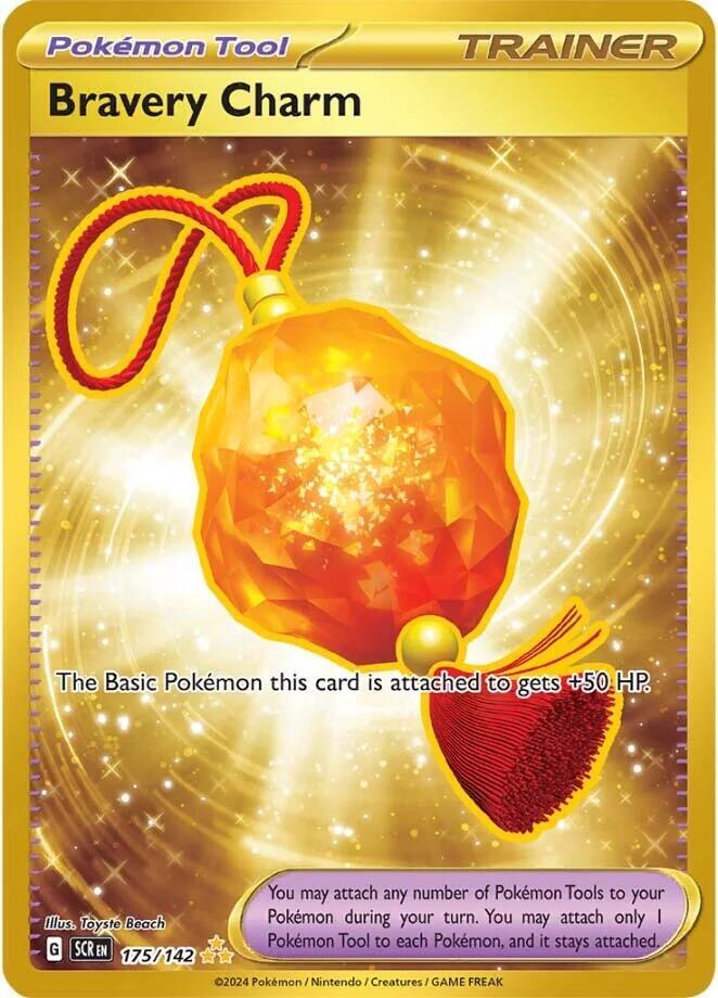 Pokémon Bravery Charm - SV07: Stellar Crown (SCR) by TCGDON on MYNTED
