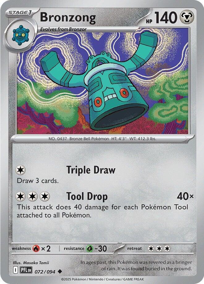 Pokemon - Bronzong - ME02: Phantasmal Flames (PFL) by TCGDON on MYNTED