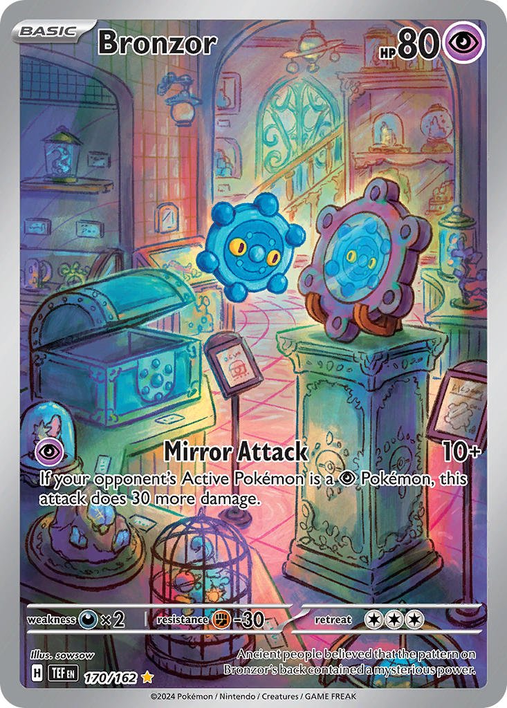 Pokémon Bronzor - 170/162 Illustration Rare by The Archive Stop on MYNTED