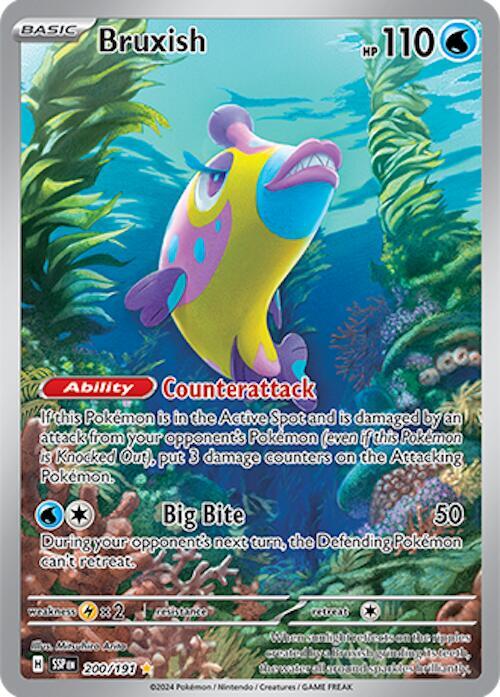Pokemon - Bruxish - 200/191 - SV08: Surging Sparks (SSP) by TCGDON on MYNTED