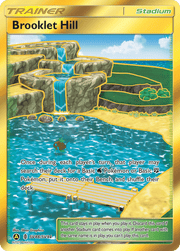 Pokemon Card Brooklet Hill SV88/SV94 Hidden Fates Trainer Gold by Falconloot on MYNTED