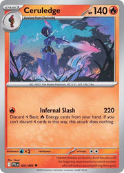 Pokemon - Ceruledge - ME02: Phantasmal Flames (PFL) by TCGDON on MYNTED