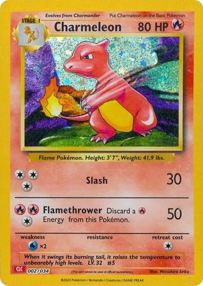 Pokemon Charmeleon Classic Collection 002/034 by Trucial Coast Games on MYNTED