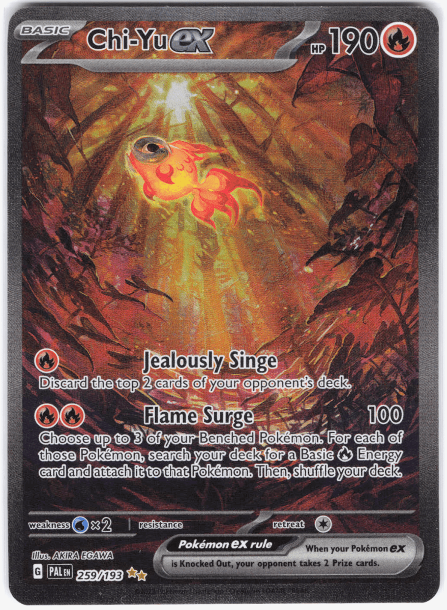 Pokémon Chi - Yu ex Paldea Evolved Special Illustration Rare 259/193 by Schmutzfink TCG on MYNTED