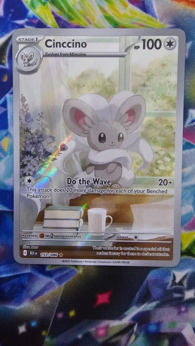 Pokémon Cinccino 153/086 - Black Bolt - Illustration Rare by Light Collectibles on MYNTED