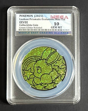 POKEMON Collectible Coin EEVEE by MEGA on MYNTED