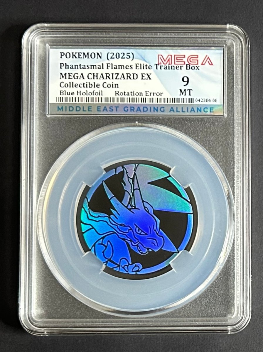 POKEMON Collectible Coin MEGA CHARIZARD EX Rotation Error by MEGA on MYNTED