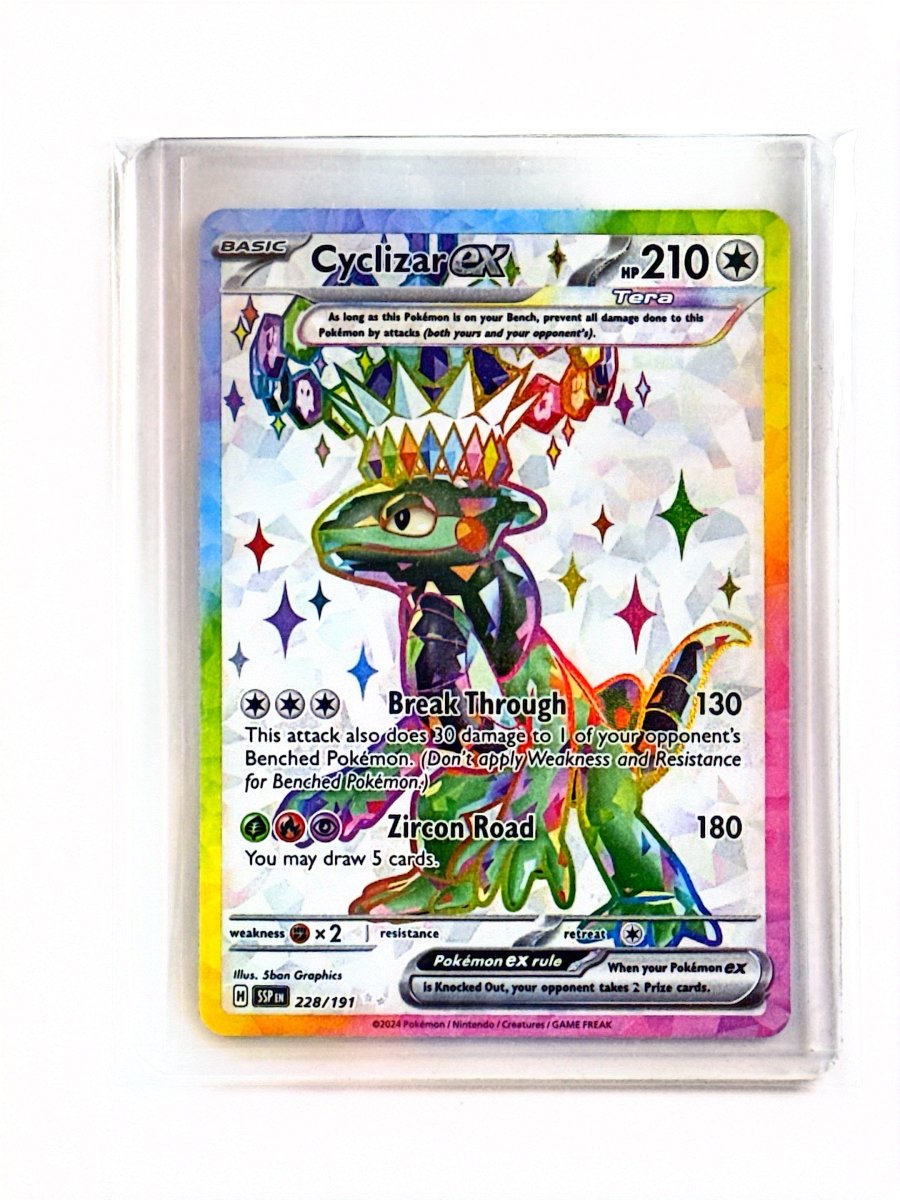 Pokemon - Cyclizar ex - 228/191 - SV08: Surging Sparks (SSP) by TCGDON on MYNTED
