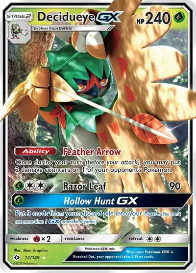 Pokemon Decidueye GX Ultra Rare 12 by Trucial Coast Games on MYNTED