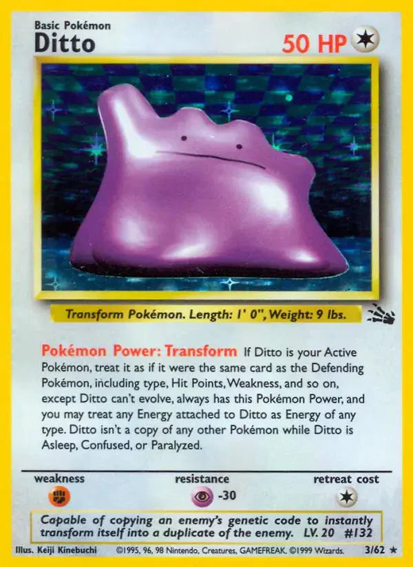 Pokemon Ditto Holo Rare 3 by Trucial Coast Games on MYNTED