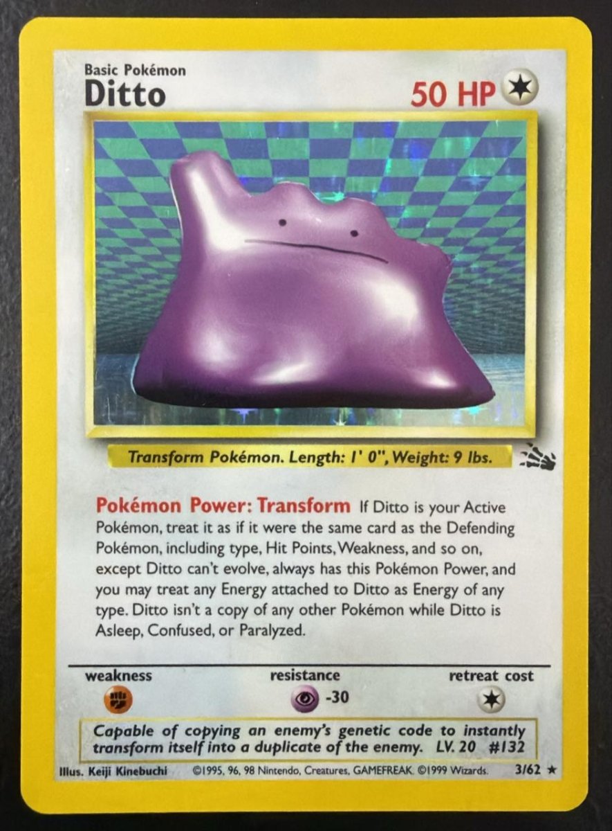 Pokemon Ditto Holo Rare 3 by Trucial Coast Games on MYNTED