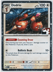 Pokemon Dodo Prize Pack Series One Holofoil 085/165 by Birdcyd on MYNTED