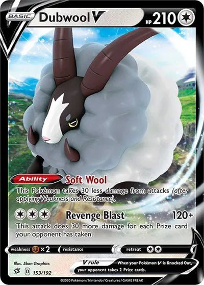 Pokemon Dubwool V Ultra Rare 153/192 by Trucial Coast Games on MYNTED