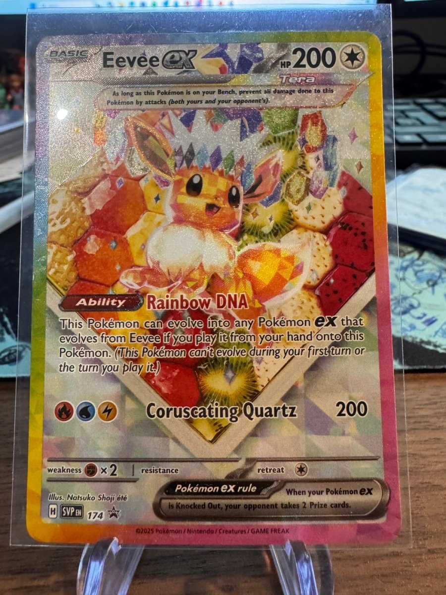 Pokemon EEVEE EX SVP174 Promo Prismatic Evolutions by Desert Pirates on MYNTED