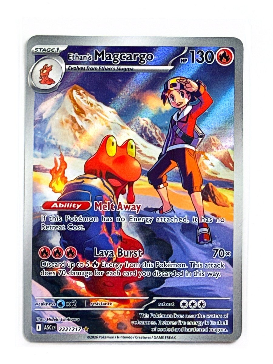 Pokemon - Ethan's Magcargo - 222/217 - ME: Ascended Heroes (ASC) by TCGDON on MYNTED