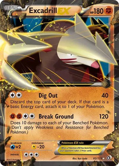 Pokemon Excadrill EX Ultra Rare 82 by Trucial Coast Games on MYNTED