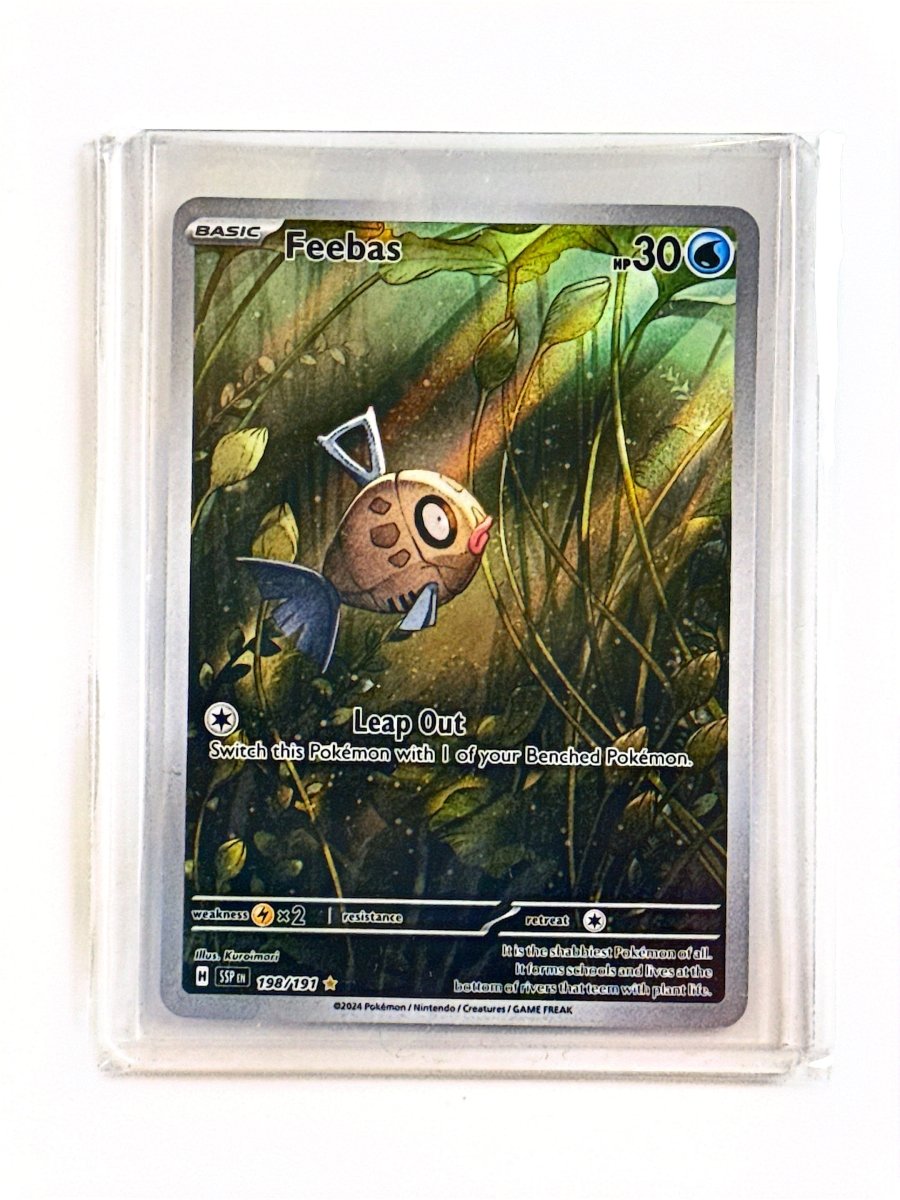 Pokemon - Feebas - 198/191 - SV08: Surging Sparks (SSP) by TCGDON on MYNTED