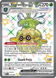 Pokemon Forretress ex Shiny Ultra Rare 212/091 by Trucial Coast Games on MYNTED