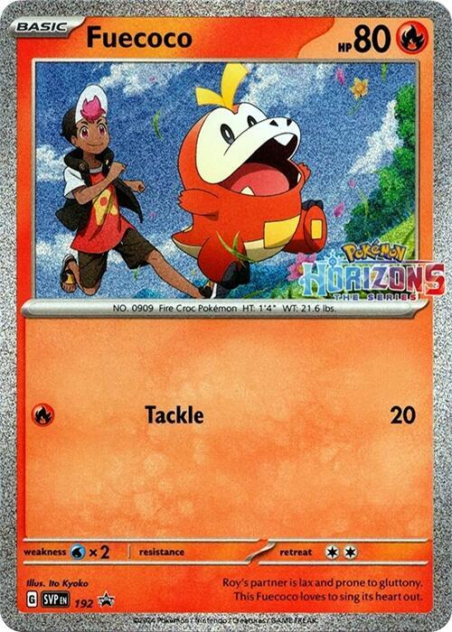 Pokemon - Fuecoco - 192 - SV: Scarlet & Violet Promo Cards (SVP) by TCGDON on MYNTED