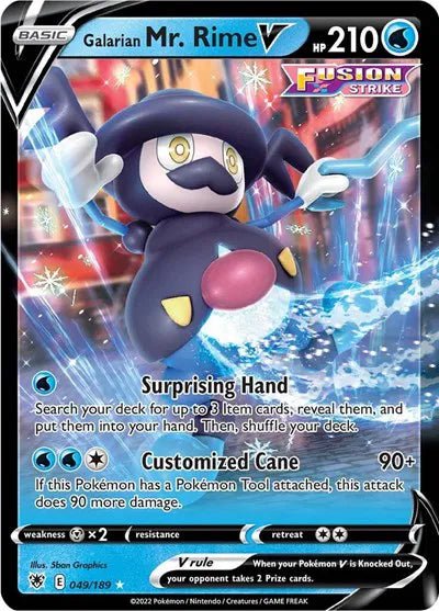Pokemon Galarian Mr. Rime V Astral Radiance Ultra Rare 049/189 by Trucial Coast Games on MYNTED