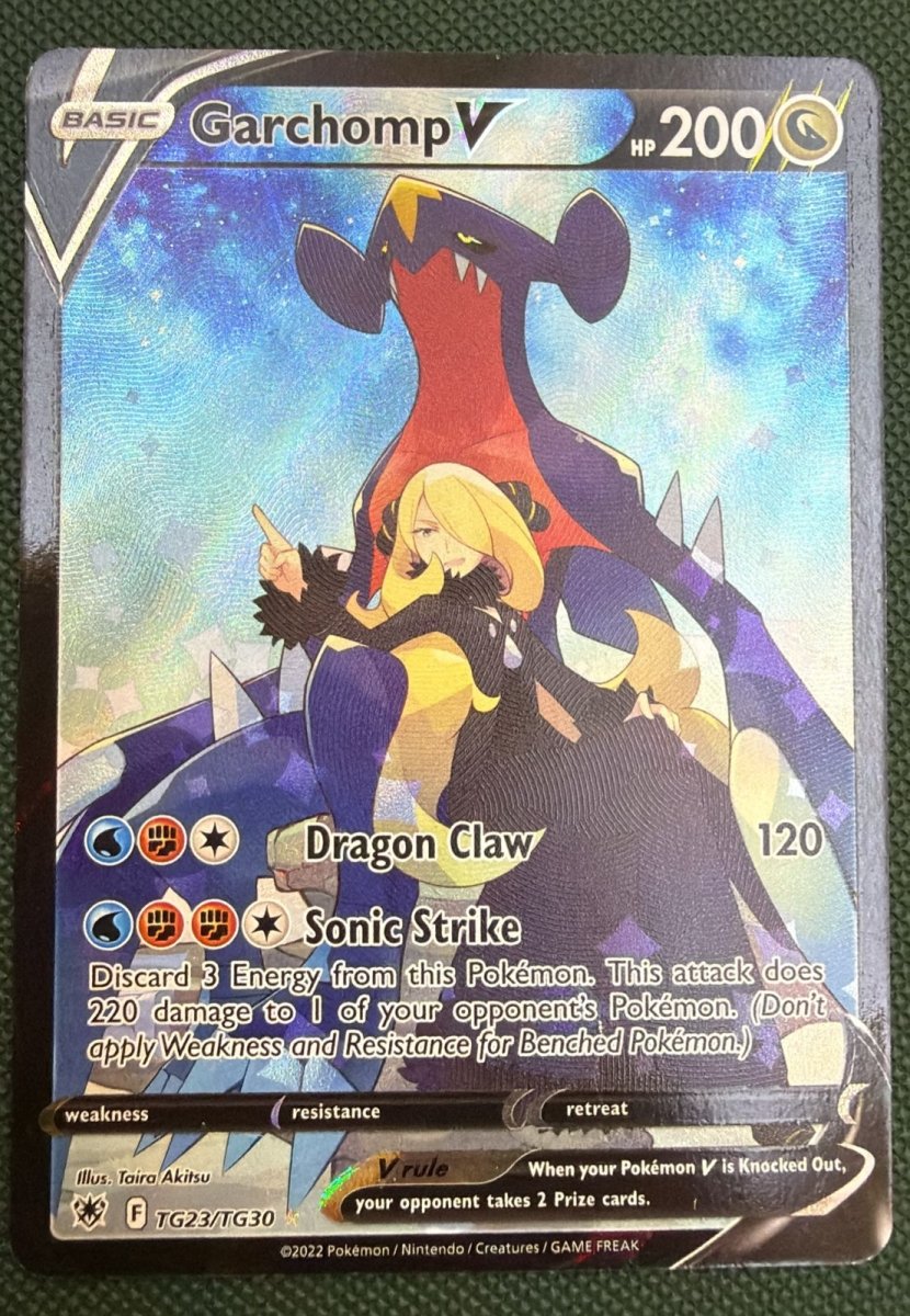 Pokemon Garchomp V Ultra Rare • TG23/TG30 Holofoil by Trucial Coast Games on MYNTED