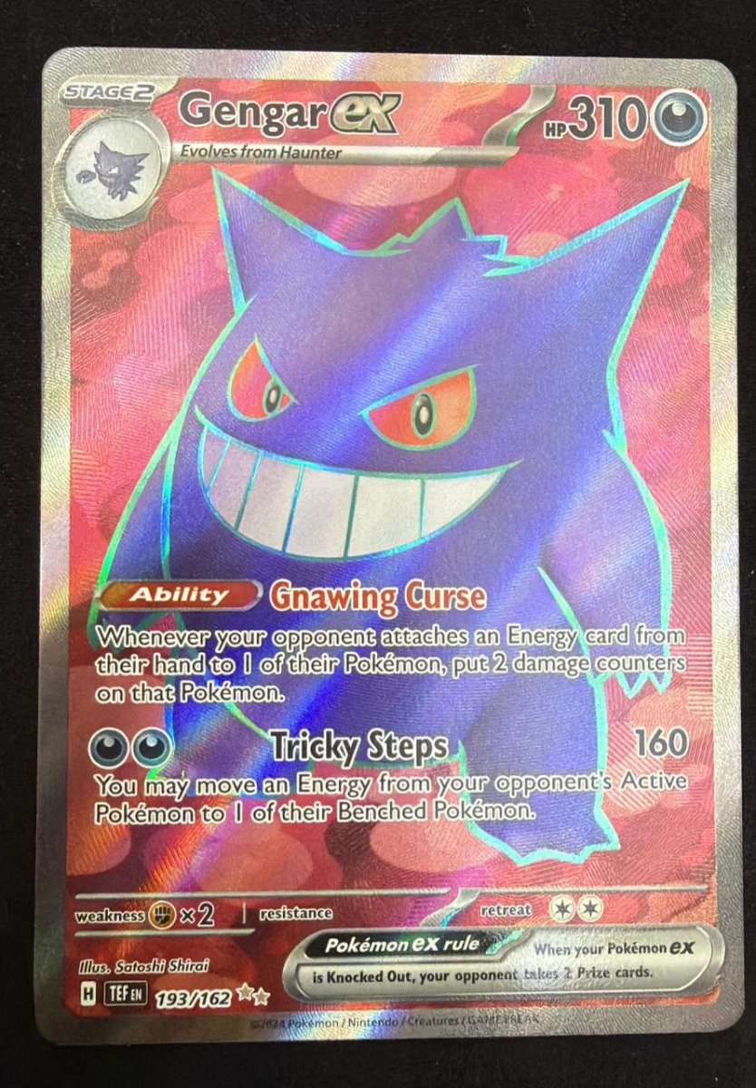 Pokemon Gengar ex Ultra Rare 193/162 by Trucial Coast Games on MYNTED