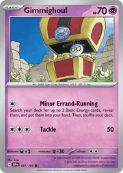 Pokemon Gimmighoul Common • 097/191 Reverse Holofoil by Trucial Coast Games on MYNTED