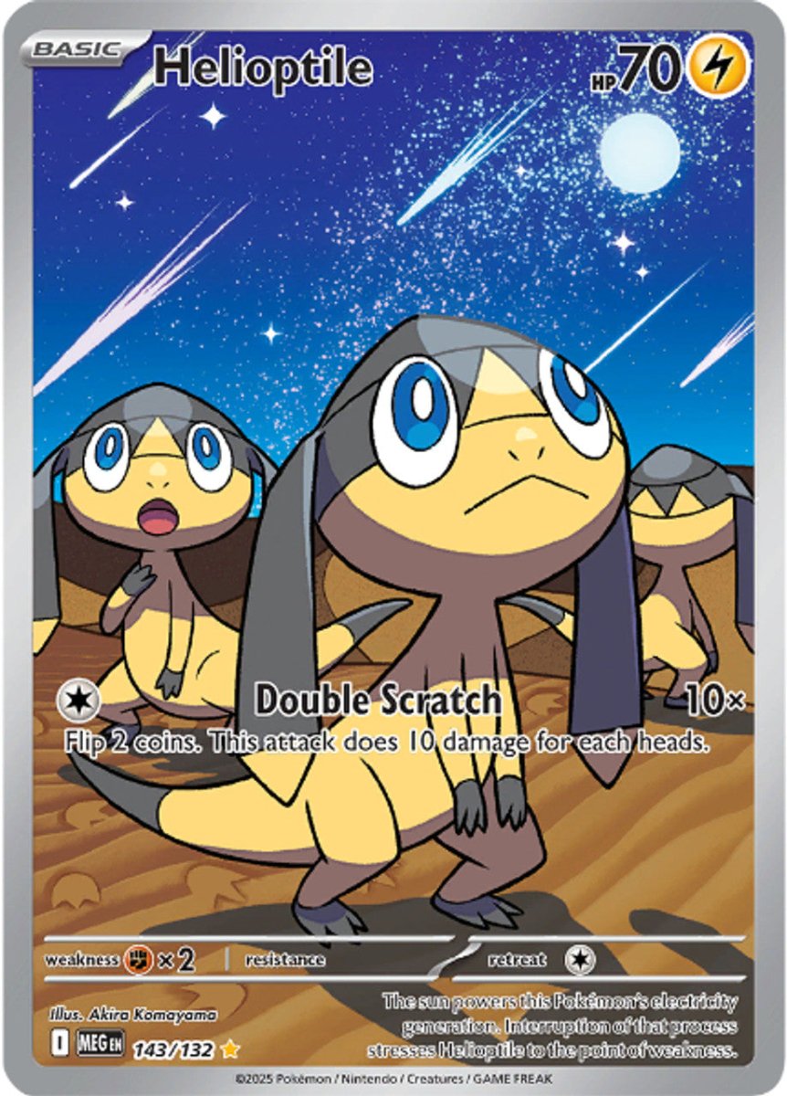 Pokémon Helioptile - 143/132 Illustration Rare by The Archive Stop on MYNTED