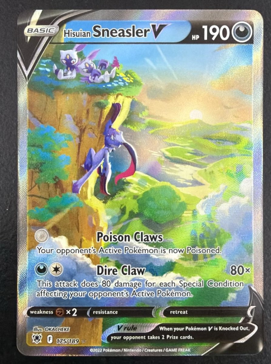 Pokemon Hisuian Sneasler V (Alternate Full Art) Ultra Rare 175/189 by Trucial Coast Games on MYNTED