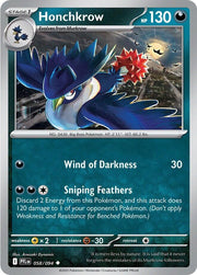Pokemon - Honchkrow - ME02: Phantasmal Flames (PFL) by TCGDON on MYNTED