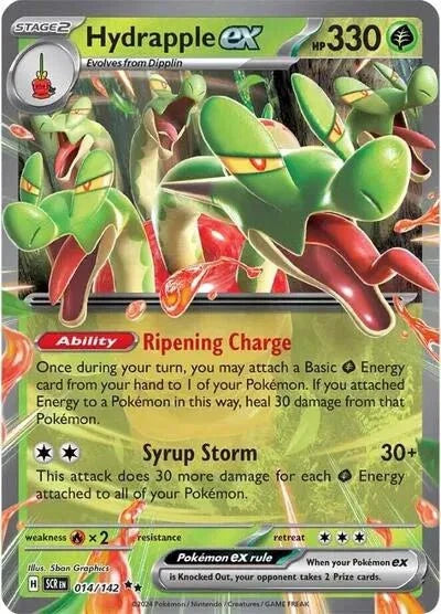 Pokémon Hydrapple ex Double Rare 014/142 by Schmutzfink TCG on MYNTED