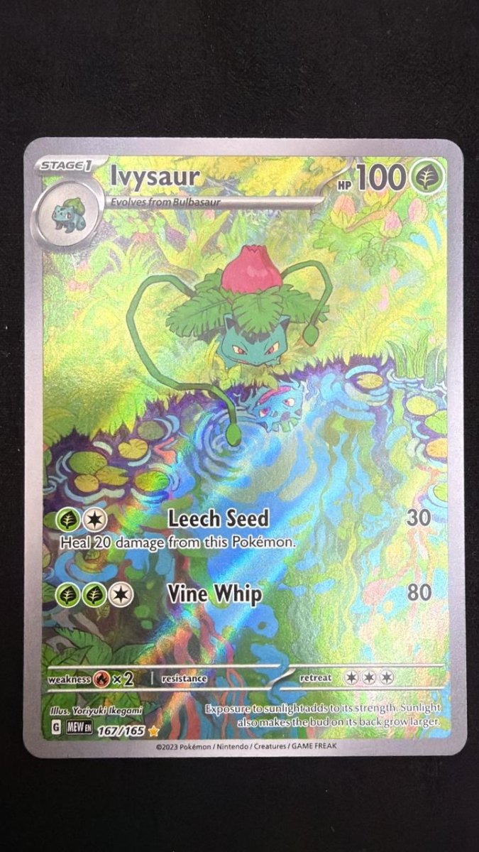 Pokemon Ivysaur Illustration Rare 167/165 by Trucial Coast Games on MYNTED