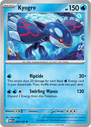 Pokemon Kyogre Rare • 034/132 Holofoil by Trucial Coast Games on MYNTED