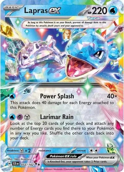 Pokemon Lapras ex Double Rare 032/142 by Trucial Coast Games on MYNTED
