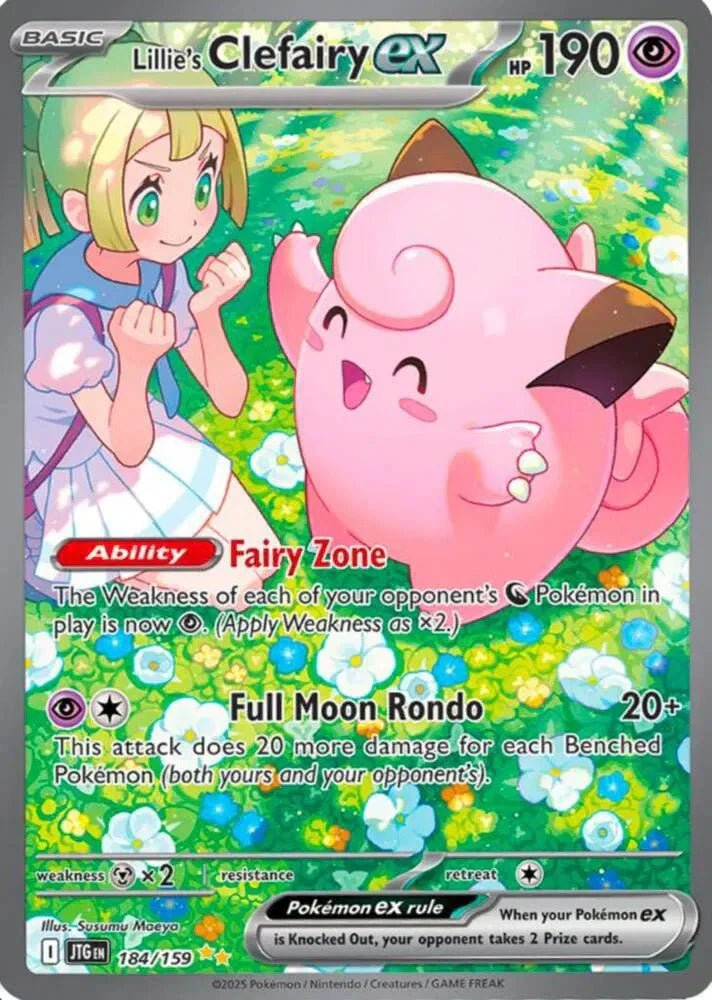 Pokemon Lillie's Clefairy ex Special Illustration Rare 184/159 by Trucial Coast Games on MYNTED