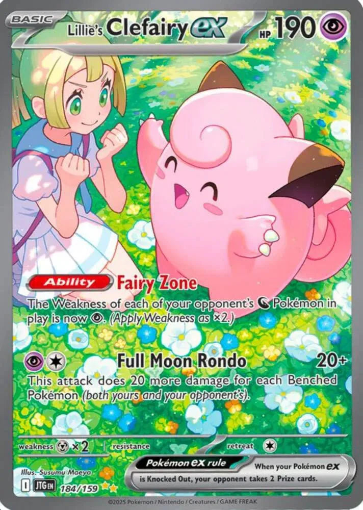 Pokemon Lillie's Clefairy ex Special Illustration Rare 184/159 by Trucial Coast Games on MYNTED