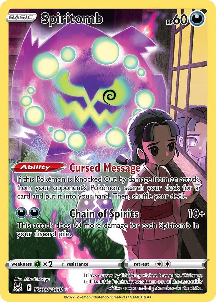 Pokemon Lost Origin Spiritomb Trainer Gallery TG09 by Apex Cards on MYNTED