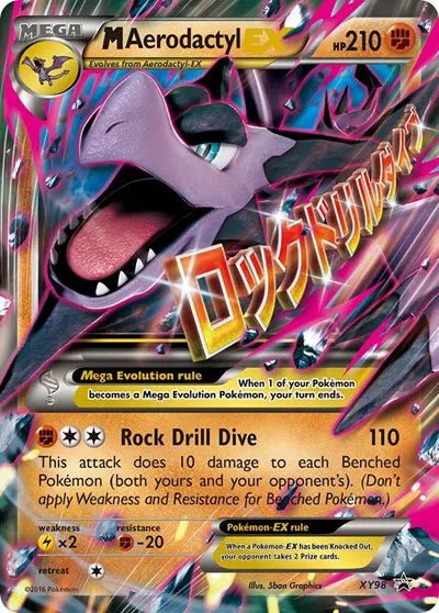 Pokemon M Aerodactyl EX Promo XY98 by Trucial Coast Games on MYNTED