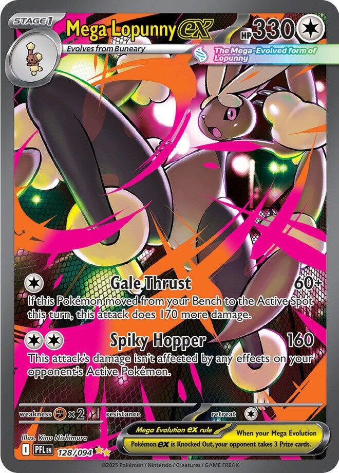 Pokemon ME02: Phantasmal Flames Mega Lopunny ex Special Illustration Rare 128 by Apex Cards on MYNTED