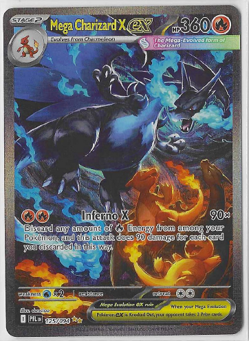 Pokemon Mega Charizard X EX 125/094 - Mega Evolution Phantasmal Flames - Special Illustration Rare by Light Collectibles on MYNTED
