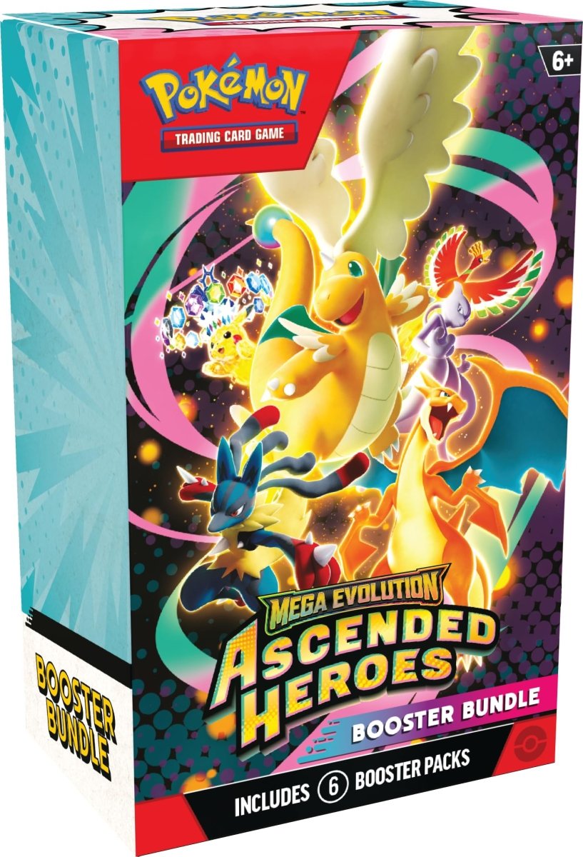 Pokémon Mega Evolution Ascended Heroes Booster Bundle (6 Booster Packs) by RetroForLess on MYNTED