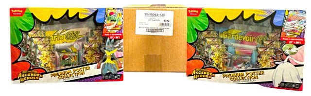 Pokemon Mega Evolution Ascended Heroes Premium Poster Collection 6 Box Case by BrickMak on MYNTED