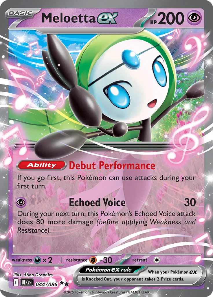 Pokemon Meloetta ex Double Rare 044/086 by Trucial Coast Games on MYNTED