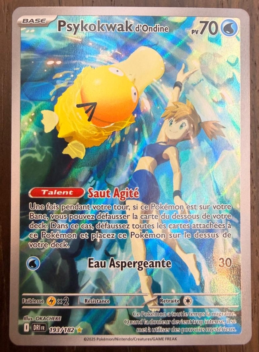 Pokemon Misty's Psyduck (FR) Illustration Rare 193/182 by Trucial Coast Games on MYNTED