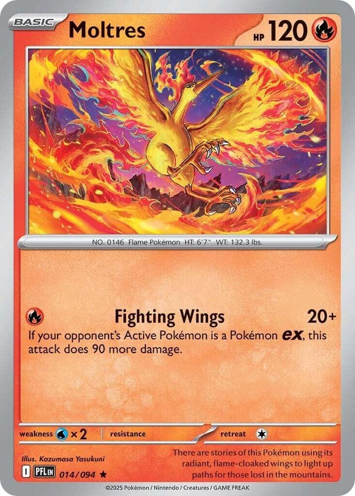 Pokemon - Moltres - ME02: Phantasmal Flames (PFL) by TCGDON on MYNTED