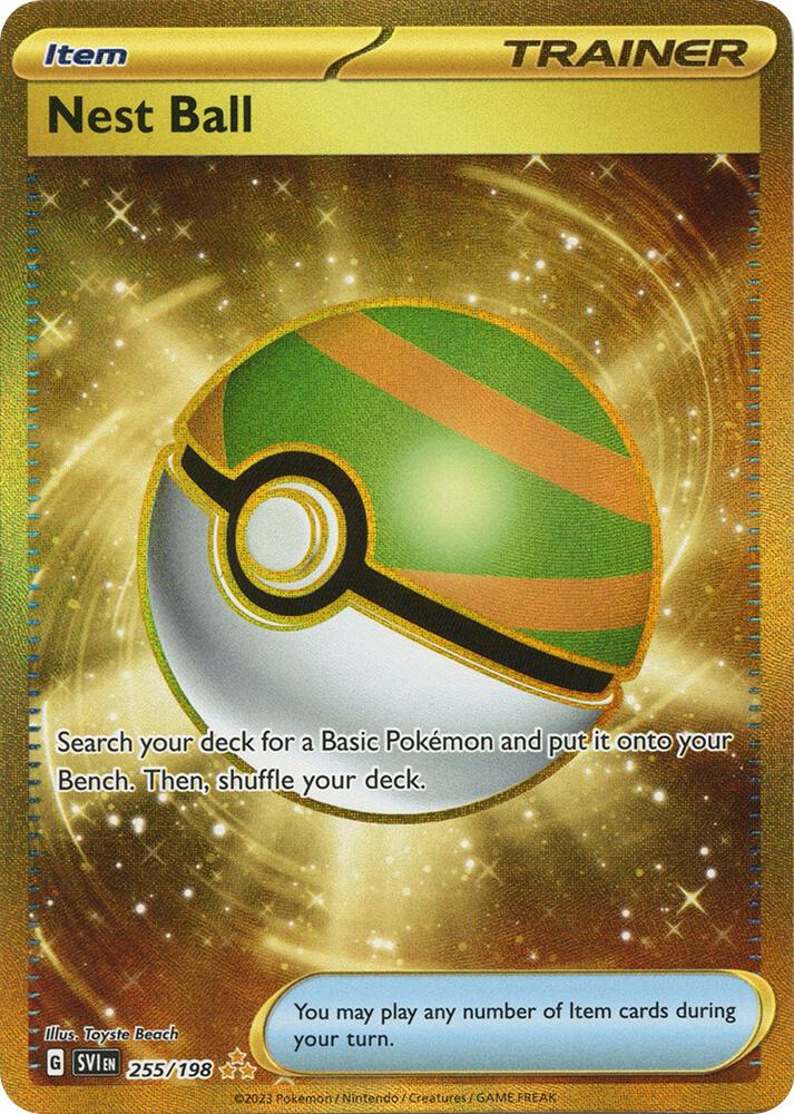 Pokémon Nest Ball - 255/198 - SV01: Scarlet & Violet Base Set (SVI) by TCGDON on MYNTED