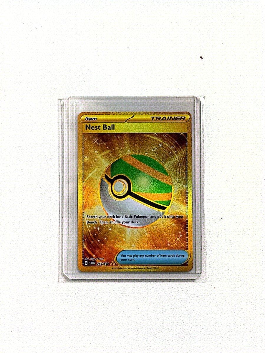golden nest ball pokemon card scarlet and violet Pokmon TCG & Base Set 255/198 Holo Hyper Rare sadaji TCGplayer Tip Pokemon nest ball trainer gold